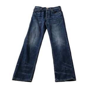 MOTHER Superior Jeans 27 Blue The Tomcat Ankle High Rise Straight Rugby Rodeo